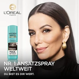 L'Oréal Paris Ansatz-Kaschierspray für stufenlose und natürliche Übergänge, Kaschiert Ansätze bis zur nächsten Haarwäsche, Magic Retouch, Rotbraun, 1 x 75 ml