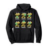 Funny Pi Day 3.14 Cartoon Covid Mask Pullover Hoodie
