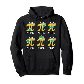 Funny Pi Day 3.14 Cartoon Covid Mask Pullover Hoodie
