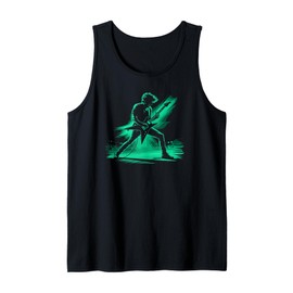 Electric Guitar Player Instrument Electric Bass Guitar Rock Tank Top