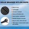 sourcing map Solid Braid Nylon Rope 5/16 Inch 50 Ft