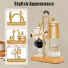 LIAPDG Siphon Coffee Maker, 400 Ml/15 Oz Syphon Coffee Brewer
