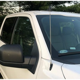 Stainless Chrome Antenna for Ford F150 (2009-2024) - Highly Durable Premium Truck Antenna 15 Inch - Car Antenna FM AM for Ford F150 Accessories