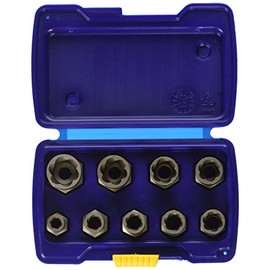 IRWIN Bolt Extractor Set, Metric, 9-Piece (54019)