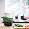 BK Indigo Aluminum Heavy-Gauge Carbon Steel, Induction, 3.5QT Nonstick Glaze