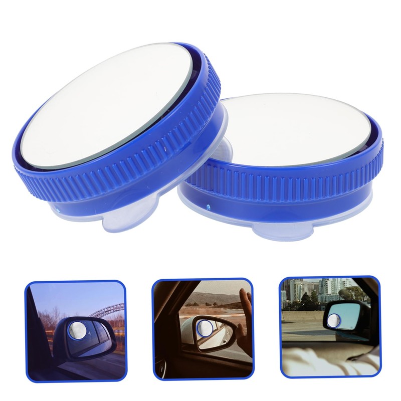 iplusmile 1pair Wide Angle Car Mirrors Blind Mirrors for Enhanced