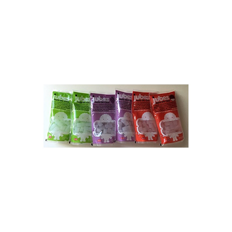 Jubes Nata De Coco Pack of 6 (Assorted Combo)