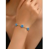 14K Gold Dainty Four Leaf Clover Bracelets for Women Lucky
