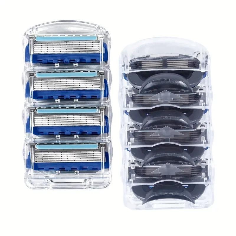 Manual Razor Blades Set, 24pcs/set Replacement Razor Blades for Men,