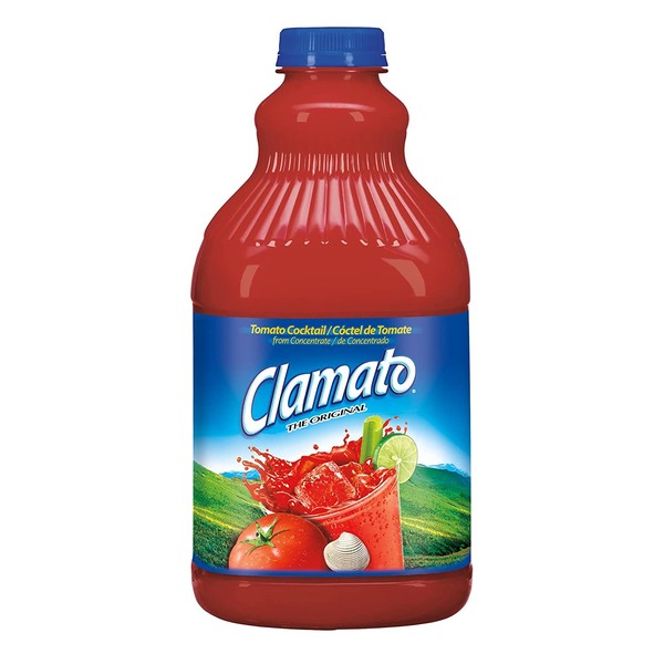 Mott's Clamato Juice, 64-Ounce Bottles (Pack of 8)