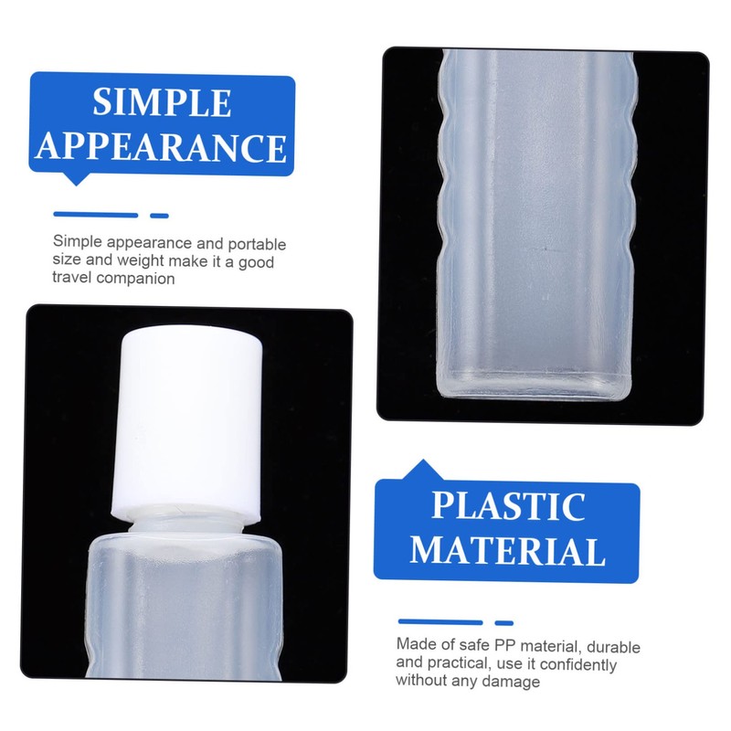 LALAFINA Care Tool 25pcs Mini Liquid Bottles Storage Screw Caps