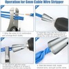 Fowecry Wire Turning Tool, 3/5 Way Wire Stripping Tool, Wire