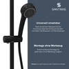 SANTRAS® Premium Shower Hose Matt Black 1.50 m with Flow