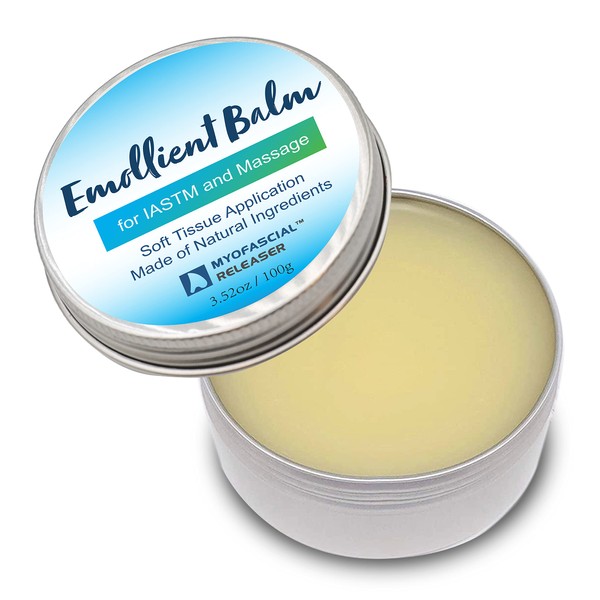 Massage Tools Emollient Balm - Natural Essential Massage Oil - Myofascial Release Tool Massage Cream for Massage Therapy - IASTM Tool Muscle Rub Ultra Strength - Gua Sha Tool Partner for Body (100g)