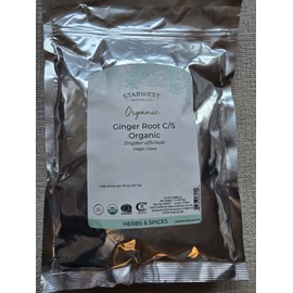 Starwest Botanicals Organic Ginger Root C/S 1 Lb  by Starwest Botanicals