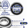 Ball Bearing 6306 2RS for the Engine with Size 30