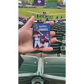 2025 Frisco Roughriders Pocket Schedule SGA AA Rangers