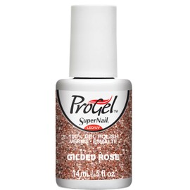 Supernail Progel Nail Lacquer, Gilded Rose, 0.5 Fluid Ounce
