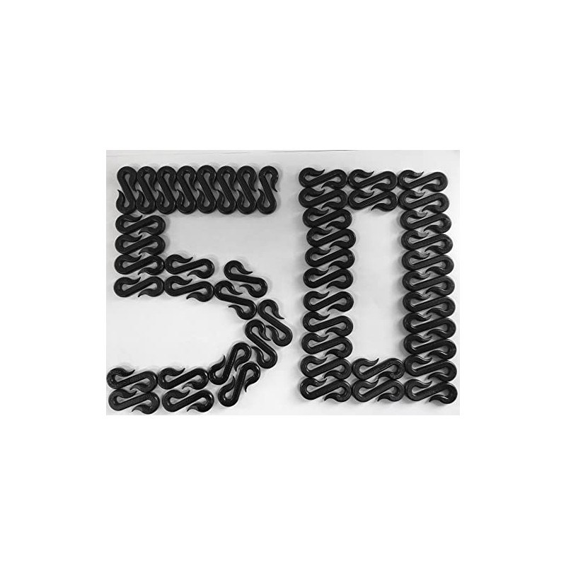 Pack of 50 "S" Clips for Bird Protection Nets