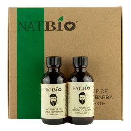 Crecimiento De Cabello Y Barba Abundante Natbio 2 Tónicos