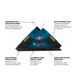 BOSCH Laser Level and Square GTL2