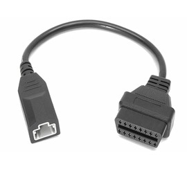 Aukson P55C OBD2 Carly Adapter 30 cm – 3-Pin auf 16-Pin Diagnosekabel Adapter für Auto-Diagnosescanner, Verlängerungsadapter für Hon da