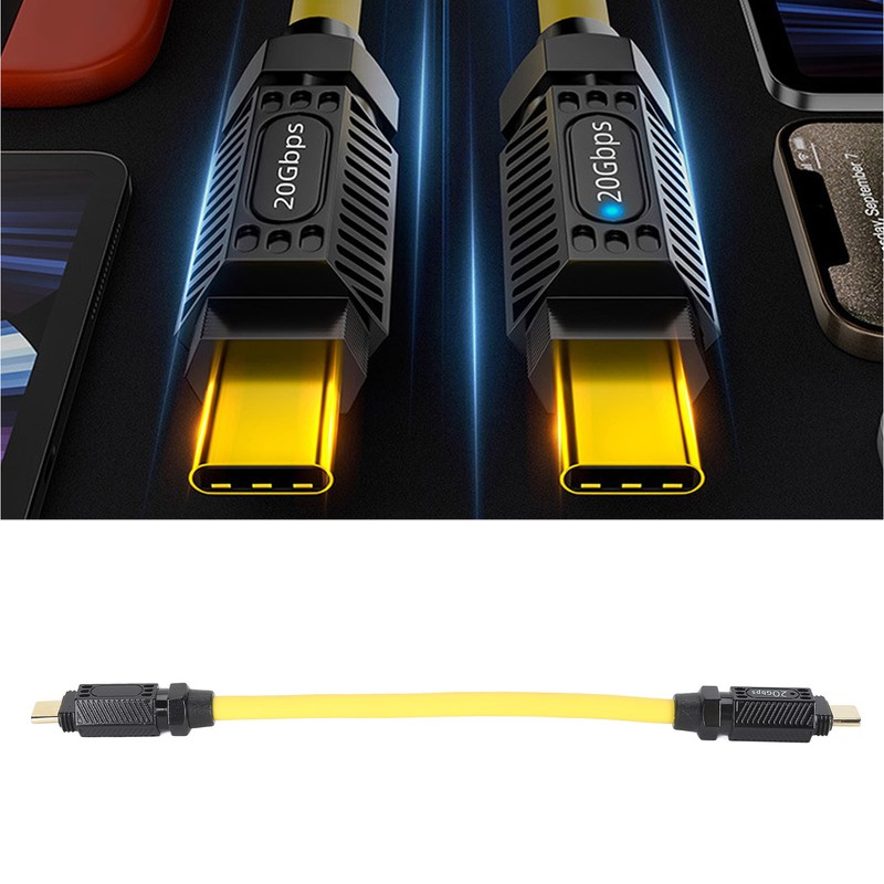 Type C Extension Cable Support PD3.1 140W Fast Charging 20Gbps
