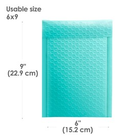 Switory A5 Mailing Bags Pack of 300 Bubble Envelopes A5 15.3 cm x 26.9 cm Mailing Bags Goods Shipping Envelopes Mailing Bag Air Cushion for CDs & Jewellery & Cosmetics & Gifts Green