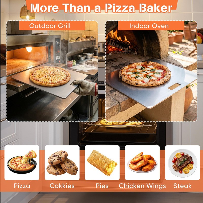 tonchean 22" x 16" Pizza Steel, 1/4" Thick