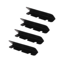 HEEPDD Boat Seat Hook Clip, Inflatable Boat Seat Hook Mounts Portable PVC Replacement for Canoes for Yachts (Black)