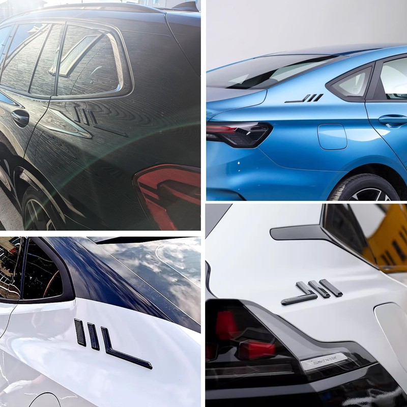 Carbon Pattern Rear Sticker for Cars, Universal Vehicle Decoration, Stylish
