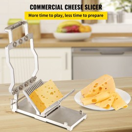 VEVOR Cheese Slicer,Butter Cutter with Wire 1 cm & 2 cm Cheeser Butter Cutting Blade Replaceable Cheese Slicer Wire, Cheese Cutter with 304 Stainless Steel Wire Kitchen Cooking Baking Tool
