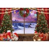 Christmas Backdrop 7x5ft Christmas Tree Gift Box Photography Background Snow