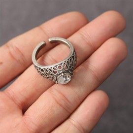 MYAROMA FINDINGS 1pc Anime peripheral rings, Non-Precious Metal, Rhinestone