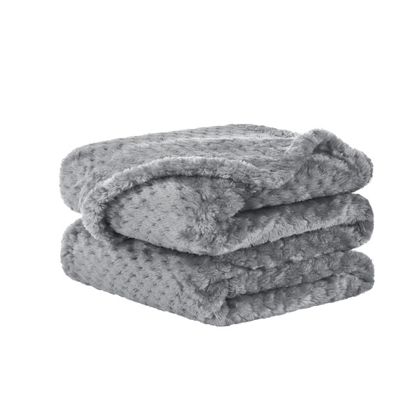 uxcell Flannel Fleece Bed Blankets, Soft Warm Microfiber Blanket, Mesh
