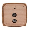 Generic 2 in 1 Wooden Sauna Hygrothermograph, Indoor Wooden Thermometer