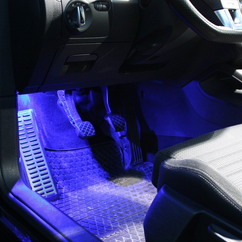 2x LED Module Footwell Lighting – White Blue Red SMD