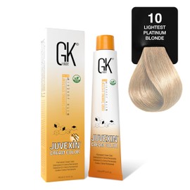 GK HAIR Global Keratin Professional Hair Color Cream Tube (3.4 Fl Oz/100ml) Nourishing & Cleansing Colors for Styling High Performance Long Lasting Permanent Natural Toner Dye