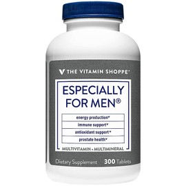 The Vitamin Shoppe Especially for Men Multivitamins, Nutrients & Herbs for Men's Wellness, Antioxidant Support, Immunity & Prostate Health (300 Tablets)