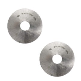 Rannb Slitting Saw Blade 108 Teeth Circular HSS Slitting Saw Cutter 80mm/3.15" Dia 2mm/0.08" Thick - Pack of 2