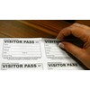 Cherry NCR Confidential Visitor Pass 90mm x 60mm Duplicate Book