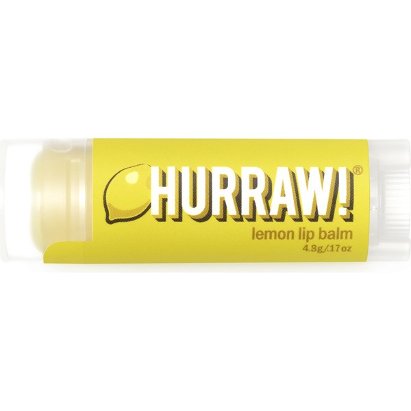 HURRAW! Lemon Lip Balm, 4,30 g