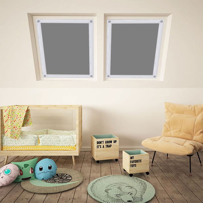 OBdeco Thermal Roller Blind, Skylight Window Sun Protection, Blackout Roller