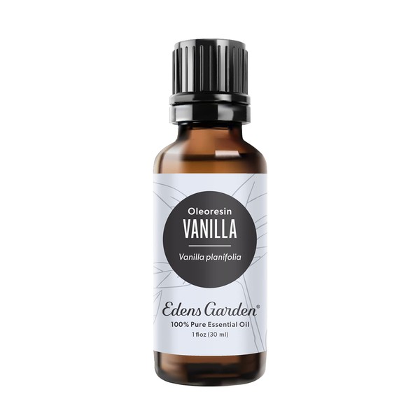 Edens Garden Vanilla- Oleoresin Essential Oil, 100% Pure Therapeutic Grade (Undiluted Natural/Homeopathic Aromatherapy Scented Essential Oil Singles) 30 ml