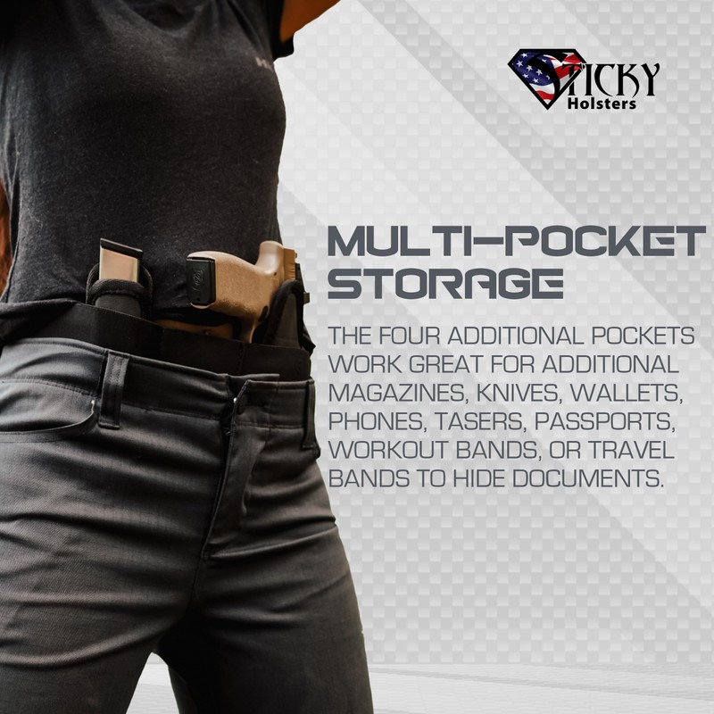 Sticky Holsters Gun Belly Band Holster for Men & Women