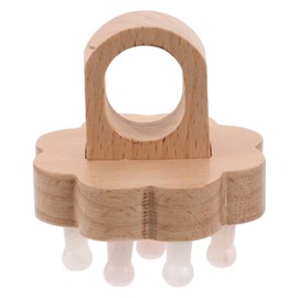 WOONEKY Handheld Scalp Massager Comb Wide Teeth Quartz Hair Brush for Dandruff Oily Scalp Relief