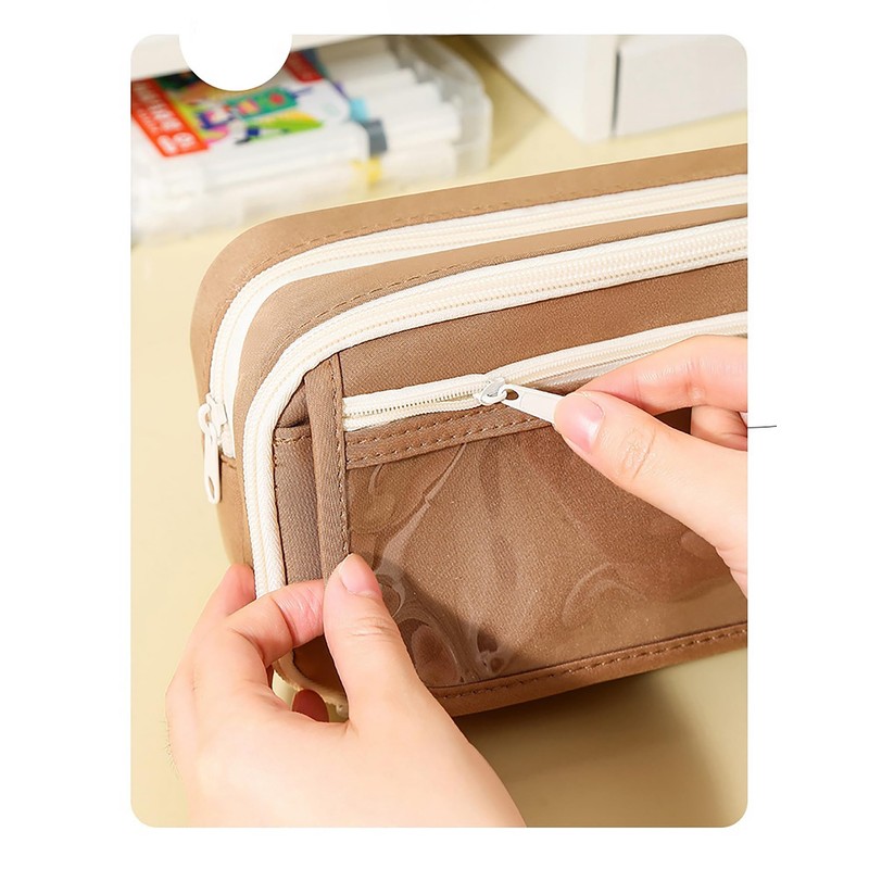 Pen Case, Large Capacity, Pencil Case, Stylish, Pen Holder, Simple,