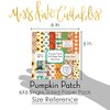6x6 Pattern Paper Pack – Pumpkin Patch - for 7