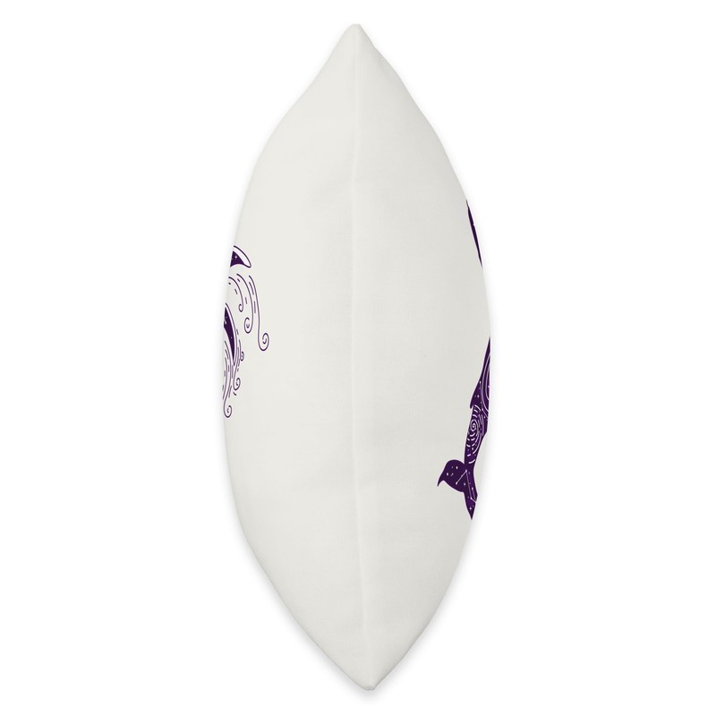 JUMPING WHALE Throw Pillow