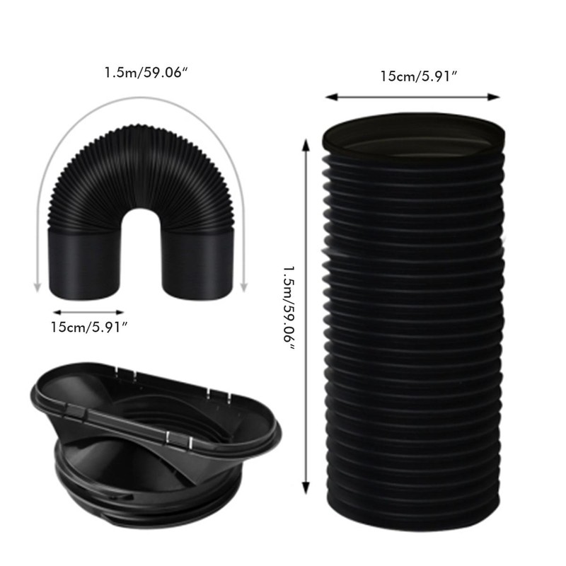 Exhaust Hose Flexible for Mobile Air Conditioning Devices Tumble Dryer